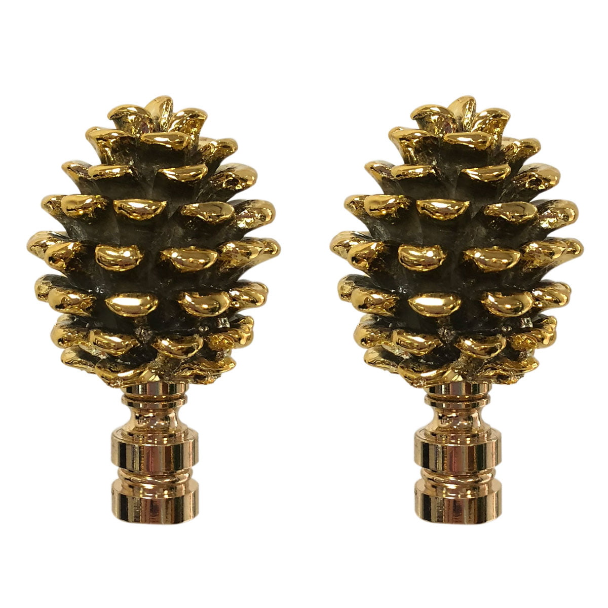 Royal Designs, Inc. Pine Cone Design Finial for Lamp Shade, F