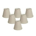 thumbnail image 1 of Royal Designs, Inc. Pleated Empire Chandelier Shade CS-109BG-6, Beige, 2 x 3.5 x 3.5, Pack of 6, 1 of 4