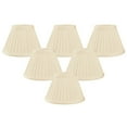 thumbnail image 1 of Royal Designs, Inc. Pleated Empire Chandelier Shade CS-111BG-6, Beige, 2.5 x 5 x 4.25, Pack of 6, 1 of 5