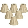 thumbnail image 1 of Royal Designs, Inc. Pleated Empire Chandelier Shade CS-111BG-6, Beige, 2.5 x 5 x 4.25, Pack of 6, 1 of 5