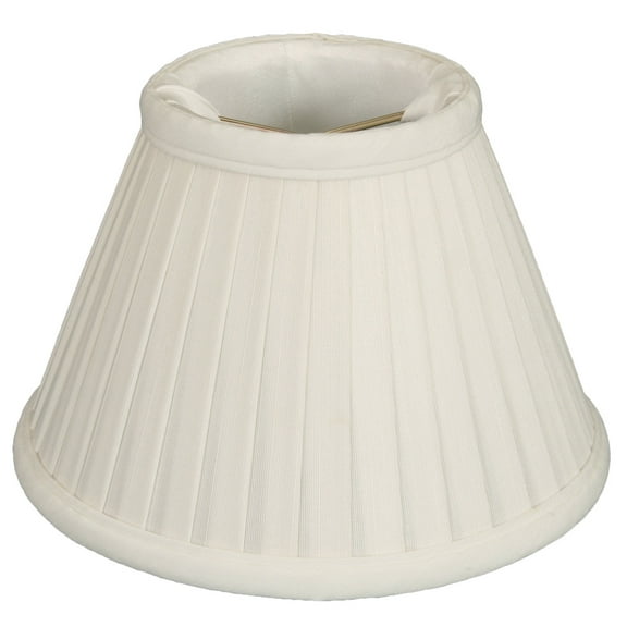 Royal Designs, Inc. Pleated Empire Chandelier Shade CS-112WH, White, 3 x 6 x 4.25