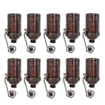 thumbnail image 1 of Royal Designs, Inc. Pull Chain Lamp Socket for Incandescent LED Bulbs, Oiled Rubbed Bronze, Set of 10, 1 of 7