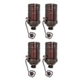 thumbnail image 1 of Royal Designs, Inc. Pull Chain Lamp Socket for Incandescent LED Bulbs, Oiled Rubbed Bronze, Set of 4, 1 of 7