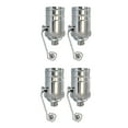 thumbnail image 1 of Royal Designs, Inc. Pull Chain Lamp Socket for Incandescent LED Bulbs, Polished Nickel, Set of 4, 1 of 7
