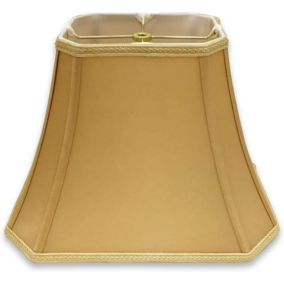 Royal Designs, Inc. Rectangle Cut Corner Designer Shade, Antique Gold, 11 x 16 x 12, DSO-68-16AGL