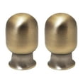 thumbnail image 1 of Royal Designs, Inc. Top Rounded Cylindar Antique Brass Lamp Finial, F-7002AB-2, Antique Brass, Pack of 2, 1 of 5