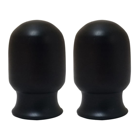 Royal Designs, Inc. Top Rounded Cylindar Oil Rubbed Bronze Lamp Finial, F-7004ORB-2, Oil Rubbed Bronze, Pack of 2