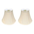 thumbnail image 1 of Royal Designs, Inc. True Bell Basic Lamp Shade V Notch Fitter, BSO-704-14LNBG-2, 7 x 14 x 11.5, Linen Beige, Set of 2, 1 of 2