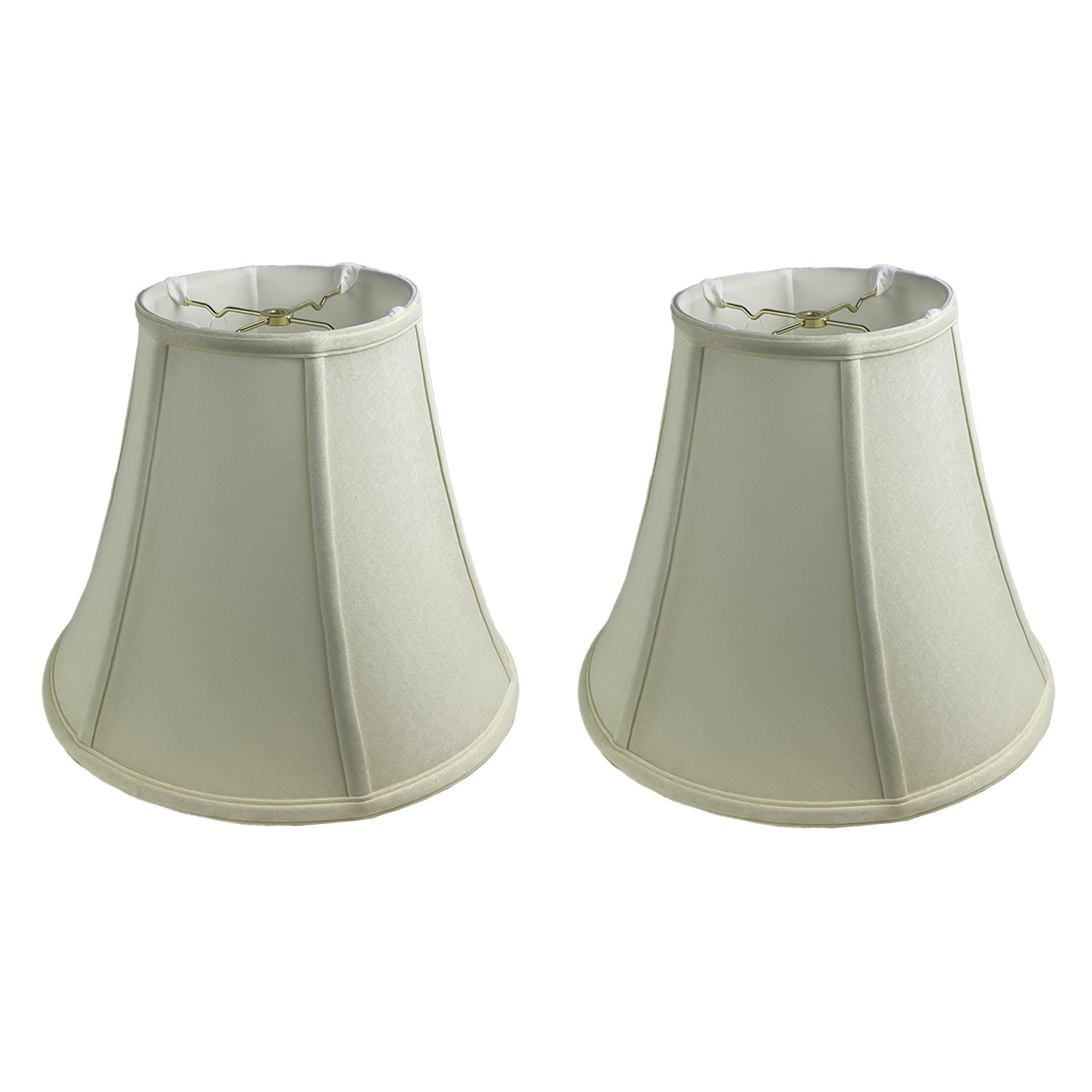 Linen Beige Bell Lamp Shade Set of 2