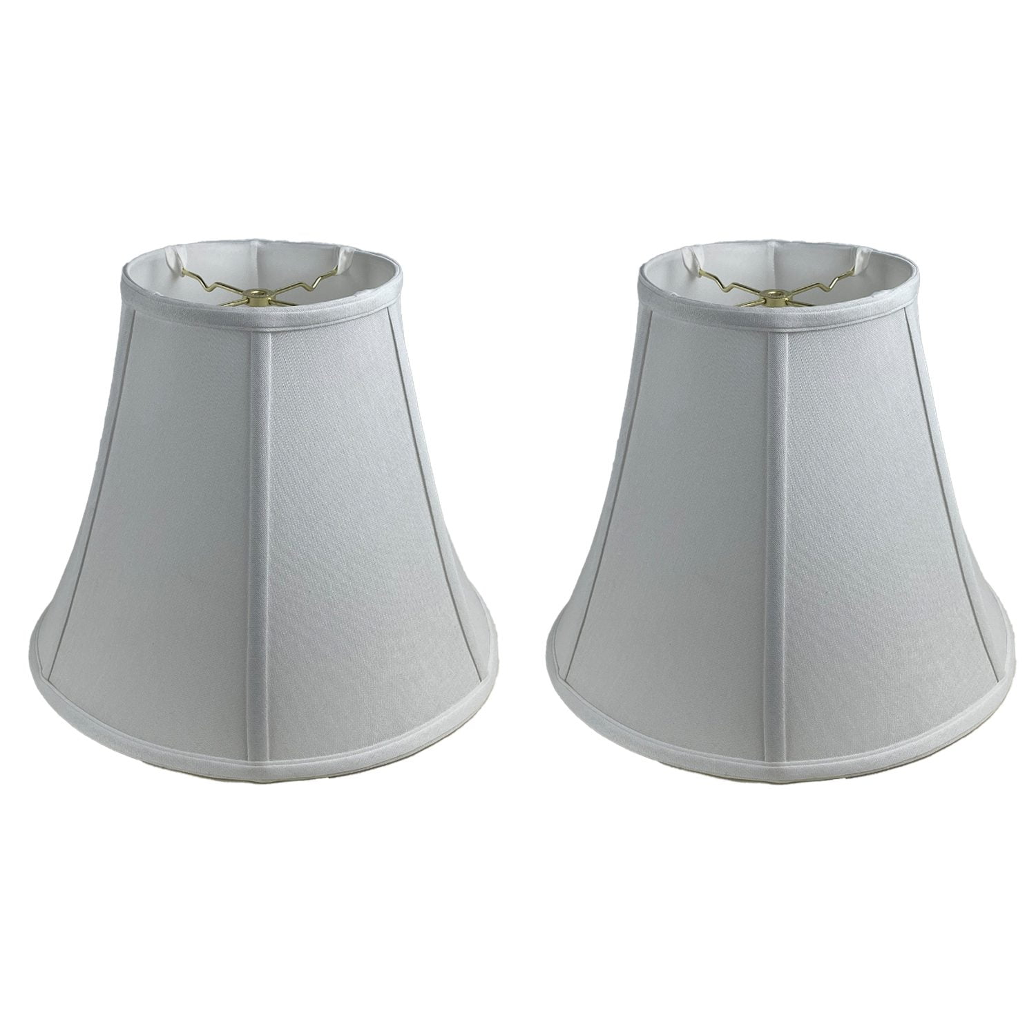 Linen Beige Bell Lamp Shade Set of 2