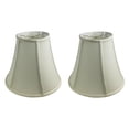 thumbnail image 1 of Royal Designs, Inc. True Bell Basic Lamp Shade V Notch Fitter, BSO-704-16LNEG-2, 8 x 16 x 12.625, Linen Eggshell, Set of 2, 1 of 2