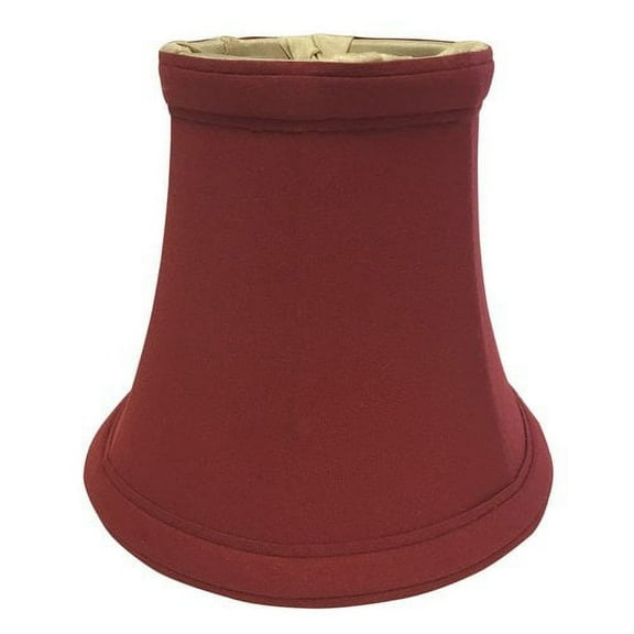 Royal Designs, Inc. True Bell Clip On Chandelier Shade CS-201BUR-6, Burgundy, 3 x 5 x 4.5, Pack of 6
