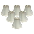 thumbnail image 1 of Royal Designs, Inc. True Bell Clip On Chandelier Shade CS-202WH-6, White, 3 x 6 x 4.25, Pack of 6, 1 of 5