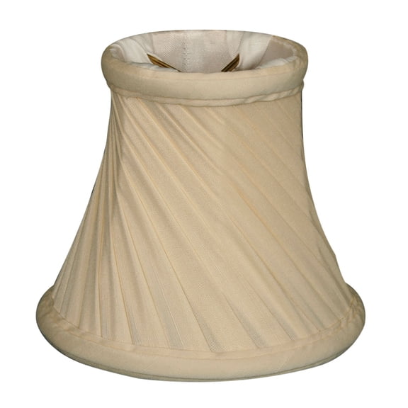Royal Designs, Inc. Twisted Bell Clip on Chandelier Shade CS-716EG, Eggshell, 3 x 5 x 4.5