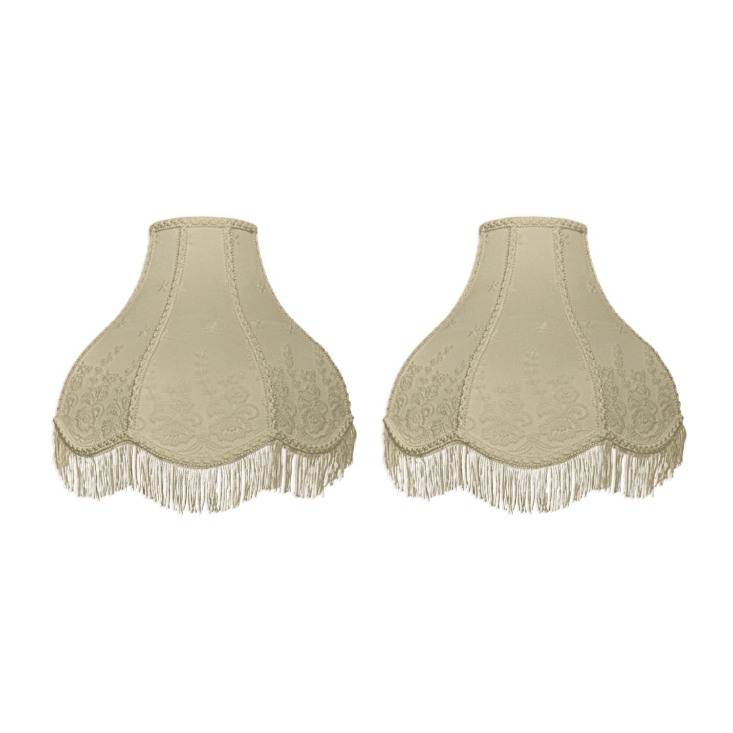 Royal Designs, Inc. Victorian Scalloped Lamp Shade, VS-1001-15BG-2, 5 x ...