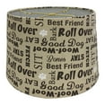 thumbnail image 1 of Royal Designs Linen Cream and Brown Dog Lover Print Hardback Lamp Shade, 13 x 14 x 9, 1 of 2