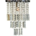 thumbnail image 1 of Royal Designs Lola Clear Crystal 1 Light Socket Chrome Finish Flush Mount Ceiling Light, 12" Diameter, 1 of 6