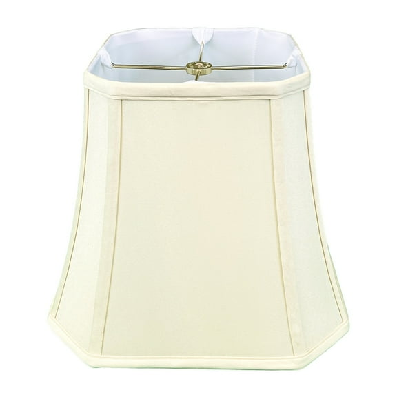 Royal Designs  Square Cut Corner Bell Lamp Shade, Eggshell, 5x10x8.75 Single