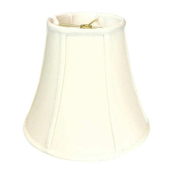 Royal Designs True Bell Basic Lamp Shade, V Notch Fitter, Eggshell, 8" x 16" x 12.625"