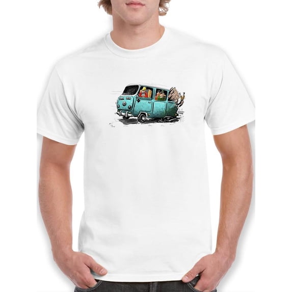 Royal Distribution Of Space T-Shirt Men -Ali Ghanaat Designs, Male 3X-Large