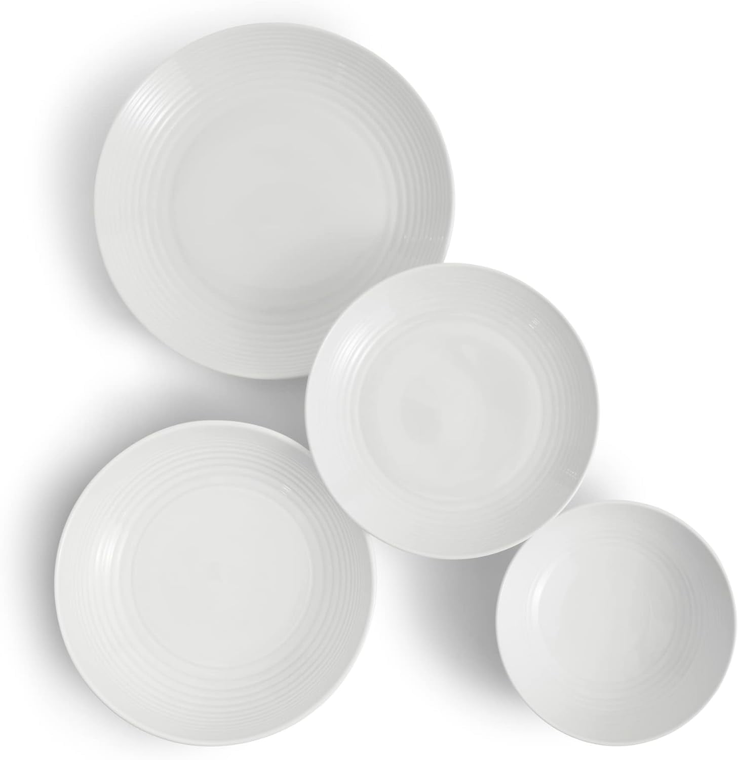 Royal Doulton Gordon Ramsay Maze Dinnerware Set White, 16 Piece Set