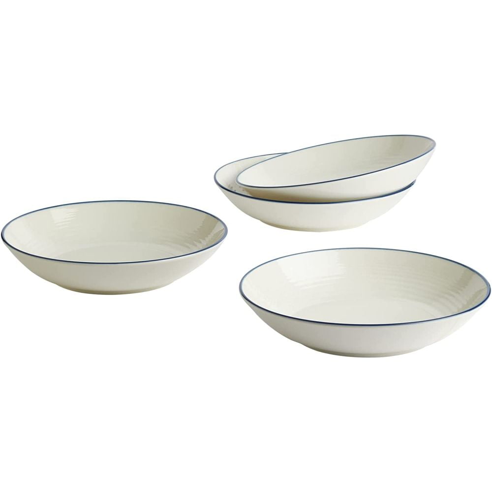 Royal Doulton Gordon Ramsay Maze Pasta Bowl 9.5 inches Denim Line, Set