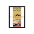 thumbnail image 1 of Royal Dutch Indian Airways circa 1935. Framed Vintage Travel Poster. Signed Ludburg, 1 of 1