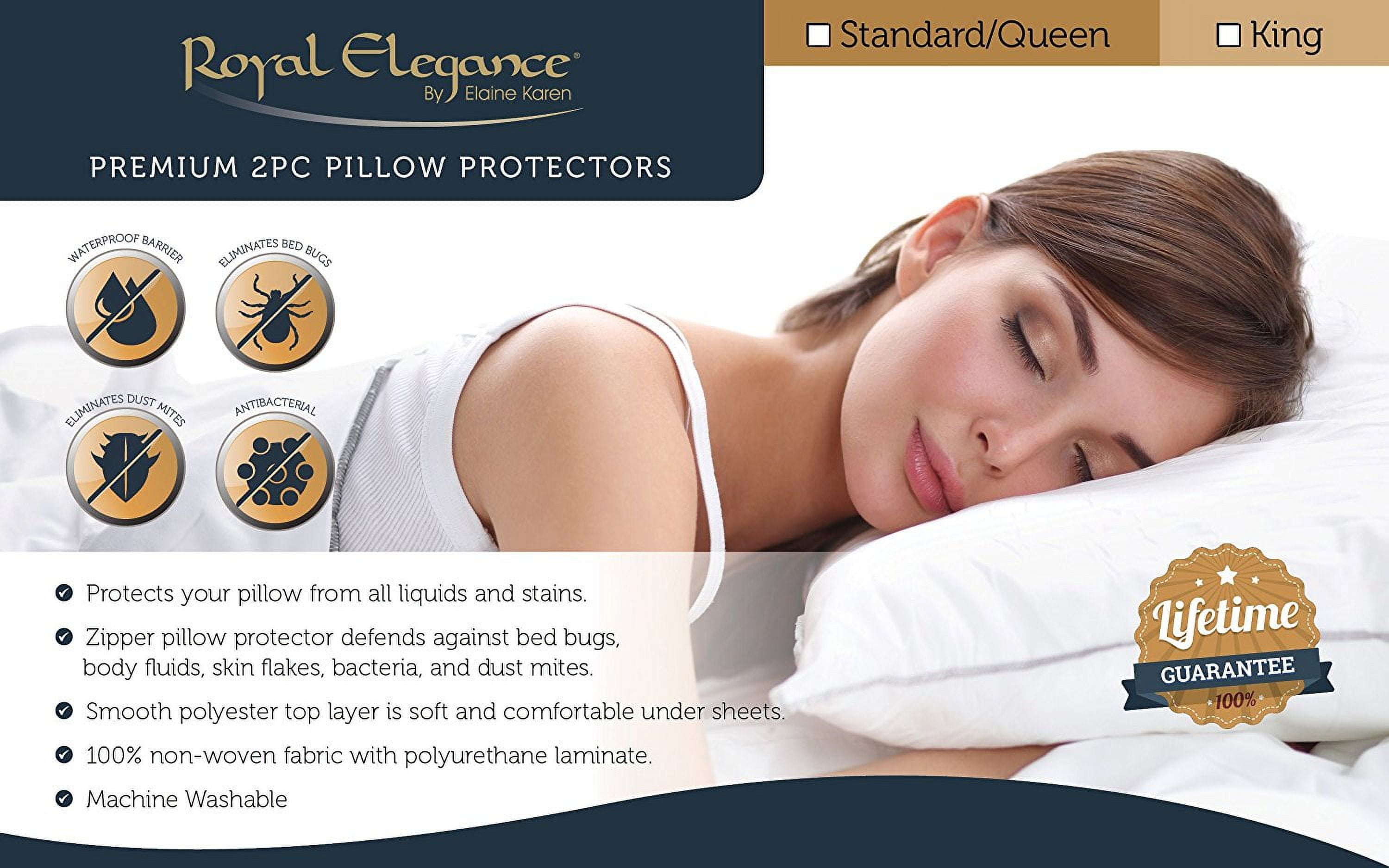 Dust mite top pillow covers walmart