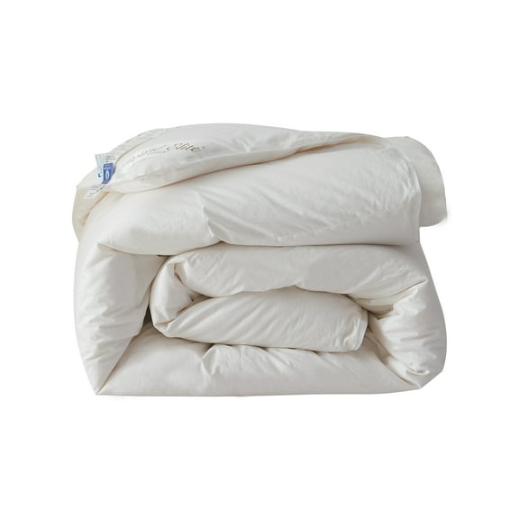Royal Elite- Down Comforter with 240TC Oeko Tex Pure Cotton Shell- Made in Canada Down  Duvet Insert, Queen
