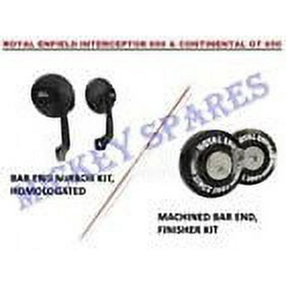 Royal Enfield BAR END MIRROR & BLACK FINISHER For CONTINENTAL GT 650