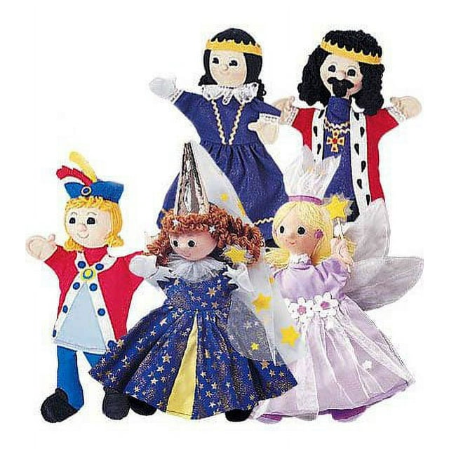 Royal Family Costumed Handmade Puppet