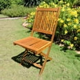 thumbnail image 1 of Royal Fiji Acacia Folding Garden Chair (Set of 2), 1 of 2