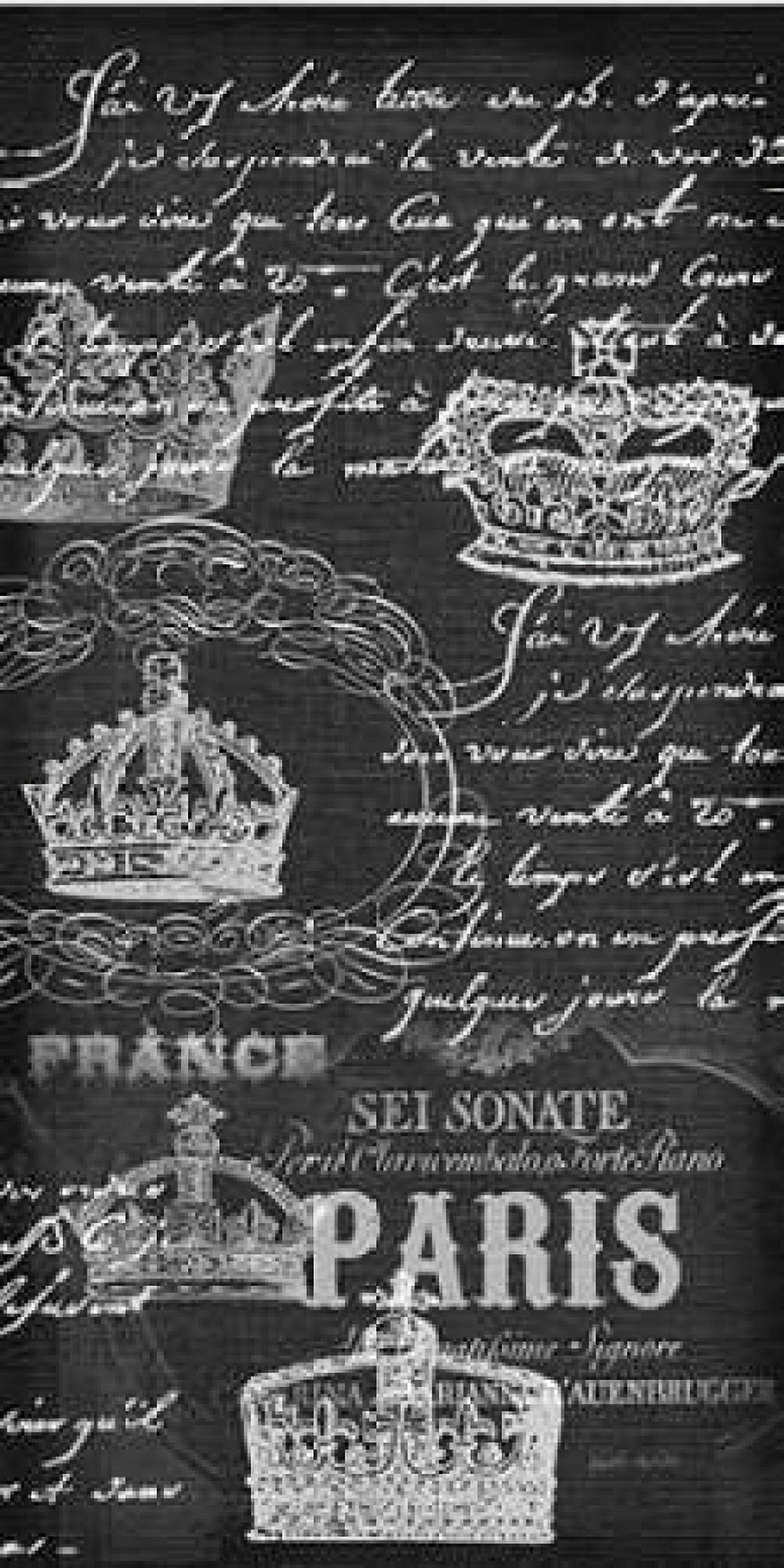 Royal Filigree Canvas Art - Walter Robertson (24 x 48)