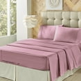 thumbnail image 1 of Five Queens Court  Royal Fit 800 Thread Count 4 Piece Bed Sheet Set Lilac King, 1 of 5