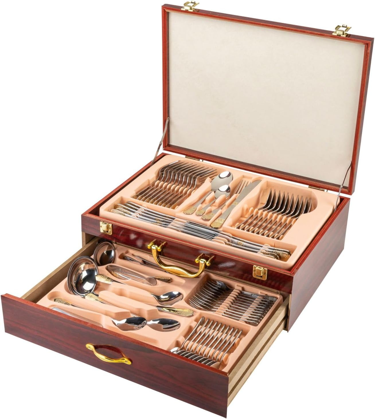 Royal Flatware 'Gold' 72Piece Premium Surgical Stainless Steel