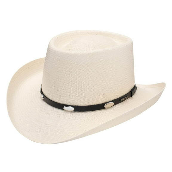Stetson 10X Royal Flush Straw Cowboy Hat US, Numeric, 7 1/2, Natural