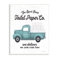 thumbnail image 1 of Royal Flush Toilet Paper Co. Blue Farmhouse Truck 10 in x 15 in Framed Drawing Art Print, by Stupell Home Décor, 1 of 5