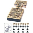 thumbnail image 1 of Royal Game of UR,Ancient Strategy Board Game for 2 Players,Beautifully Designed Board with Storage Drawers,Over 4500 Years Old (Orange), 1 of 6