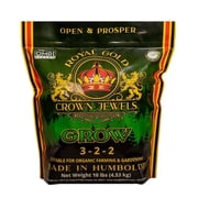 Royal Gold Crown Jewels Organic Grow 3-2-2 Dry Soluble Fertilizer, 10 lbs