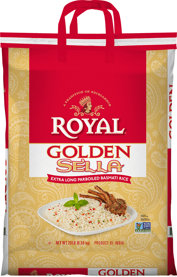 Vvip Sella Rice Royal Golden Sella Rice 20lbs - Walmart.com