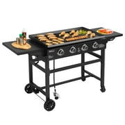Royal Gourmet 4-Burner GB4001B 52000-BTU Gas Grill Griddle, 36 L