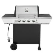 Royal Gourmet SG4003B 4-Burner BBQ Propane Gas Grill, 34,000 BTU for Patio Garden Barbecue
