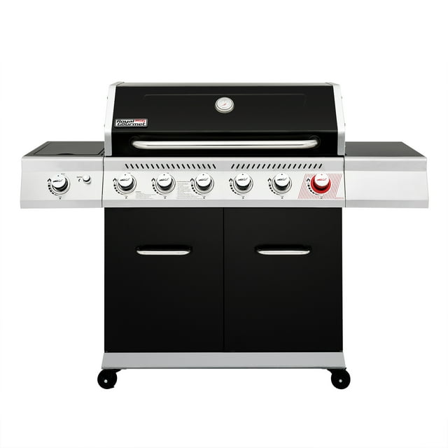 Royal Gourmet GA6402H 6Burner BBQ Gas Grill with Sear Burner and Side