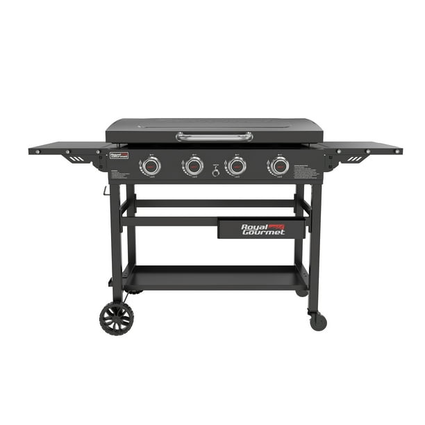 Royal Gourmet GB4000P 4Burner Gas Griddle with Hard Cover, 35Inch