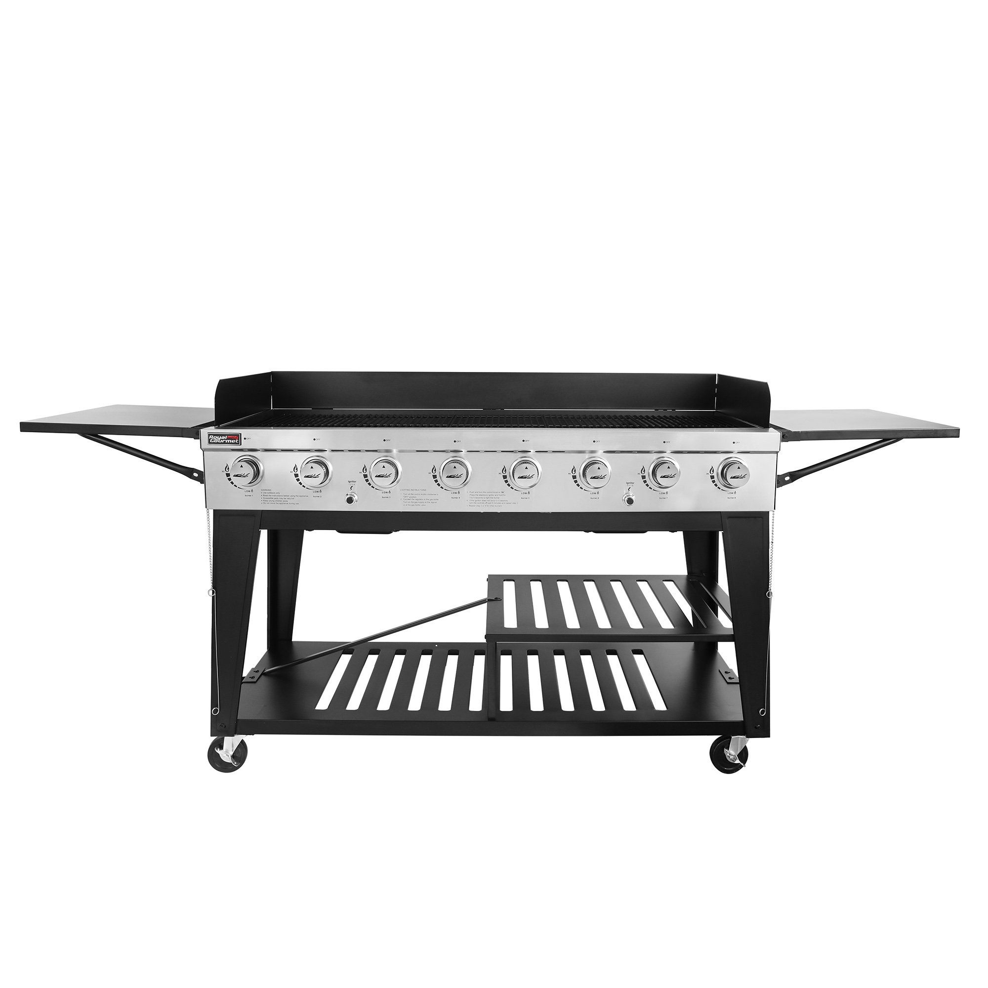 Royal Gourmet GB8001 8-Burner BBQ Gas Propane Grill Outdoor Large Party - image 1 of 12