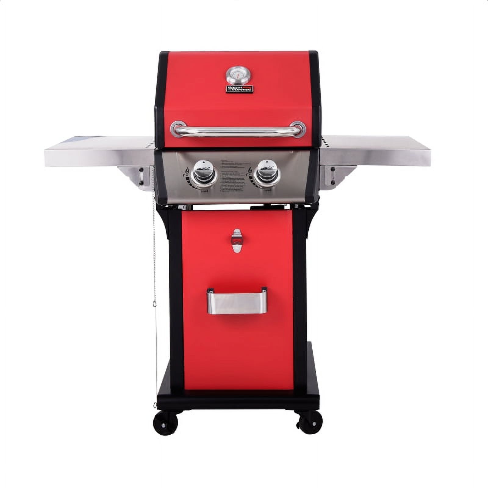 Royal Gourmet GG2004 2-BurnerGas Grill, for Patio Cooking Family Gatherings, Red - image 1 of 3