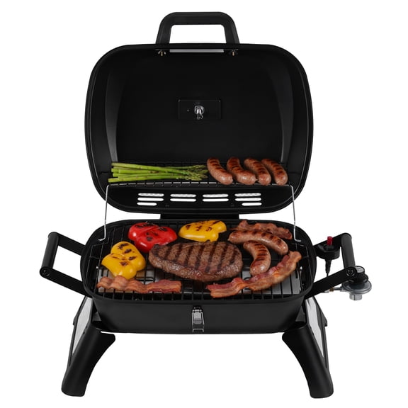 Royal Gourmet GT2007 Portable Tabletop Gas Grill, for Tailgates and Camping Trips, Black