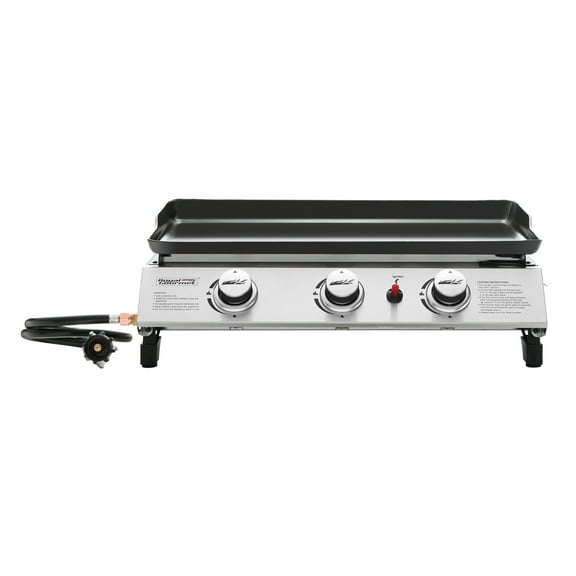 Royal Gourmet PD1300 3-Burner 26,400-BTU Portable Gas Grill Griddle, Outdoor Camping, Tailgating