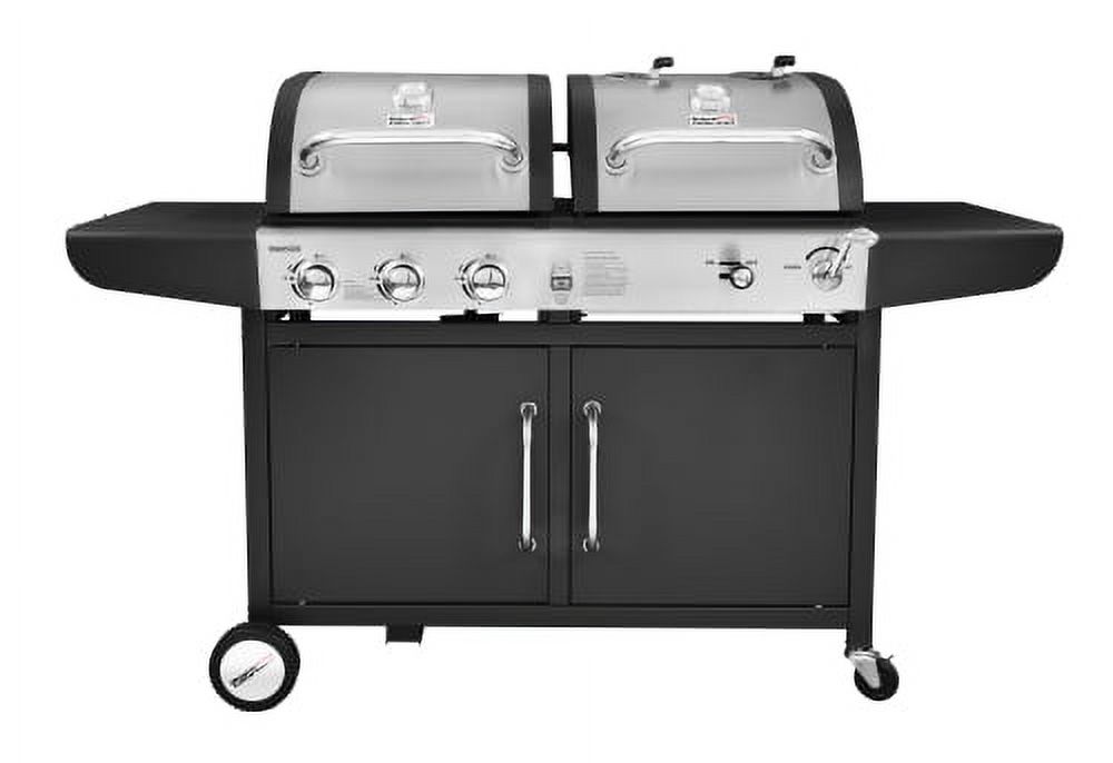 Royal Gourmet ZH3002 3-Burner 25,500-BTU Dual Fuel Cabinet Gas and Charcoal Grill Combo, Outdoor Barbecue - image 1 of 6