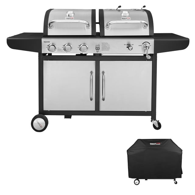 Royal Gourmet ZH3002SC 3Burner 25,500BTU Dual Fuel Gas and